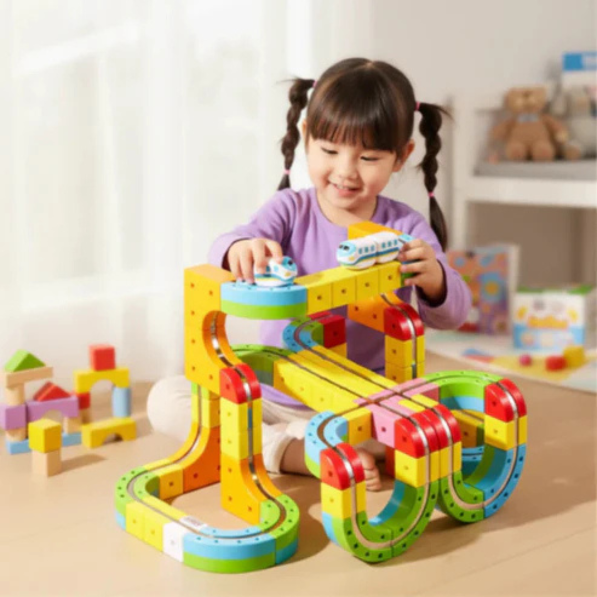 Kids Magnetic Track Set